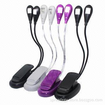 Book Light, 2pcs LEDs, Various Colors are Available, Suitable for Promotional Purposes